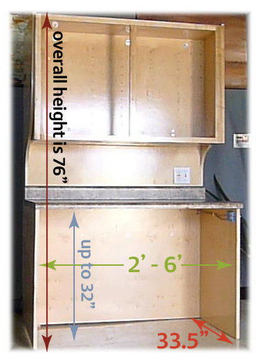 The Easy Reach Cabinet from Innovate Freedom Cabinetry